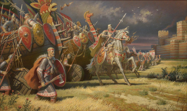 художник Б. Ольшанский "Поход на Царьград",
